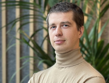 Portrait of Vladimir Polezhaev, power electronics engineer specializing in semiconductor embedding and current sensor development